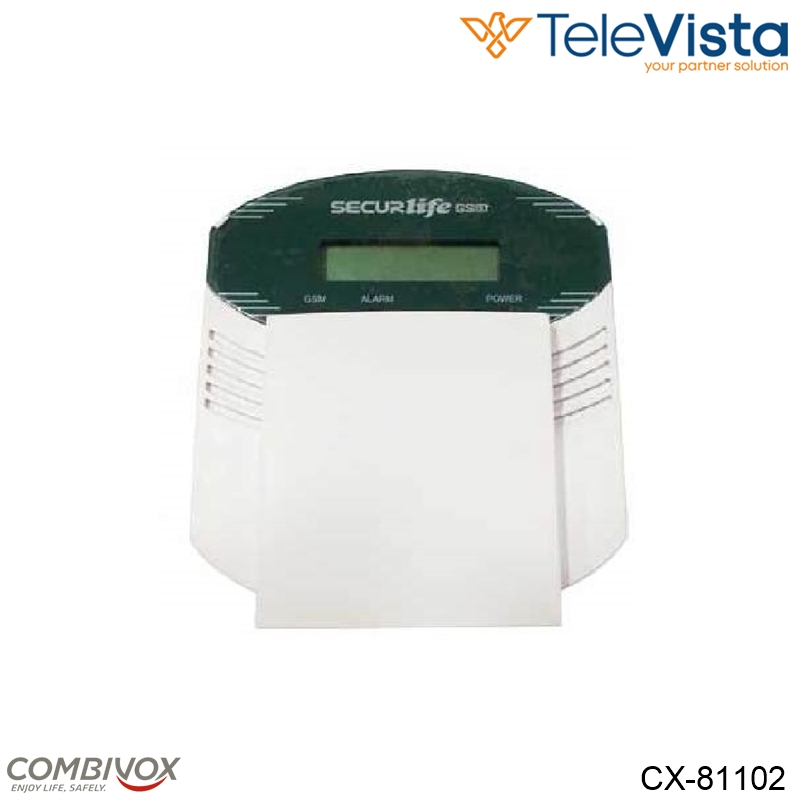 81.102 SECURLIFE Comb. Telefonico GSM 4IN e 2OUT + LCD CB-64